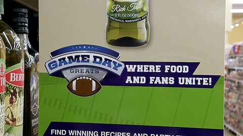 Bertolli Smith's 'Game Day Greats' Shelf Talker