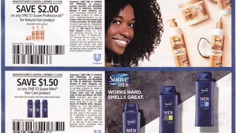 Suave 'Moisture-Rich Hair Products' FSI