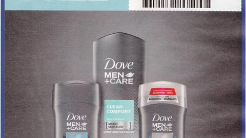 Dove Men + Care 'Buy One, Get One Free' FSI