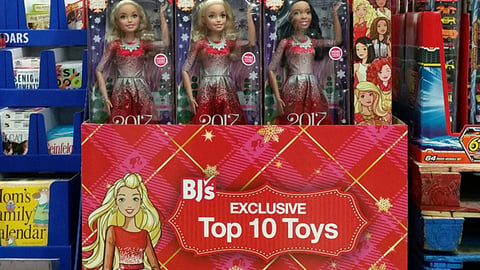 BJ's Barbie 'Top Ten Toys' Pallet Display