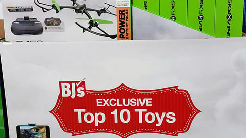 BJ's Sky Viper 'Top Ten Toys' Pallet Display