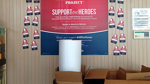 Winn-Dixie 'Support Our Heroes' Poster