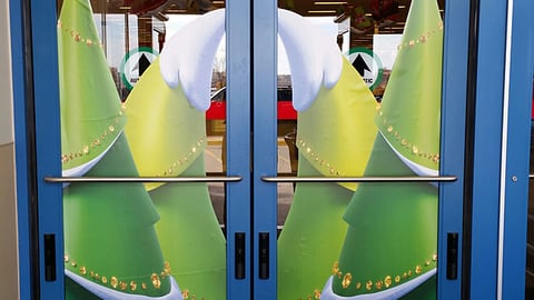 Target Holiday Door Clings
