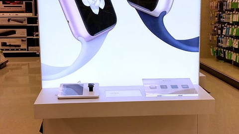 Target Apple Watch Illuminated Endcap Display