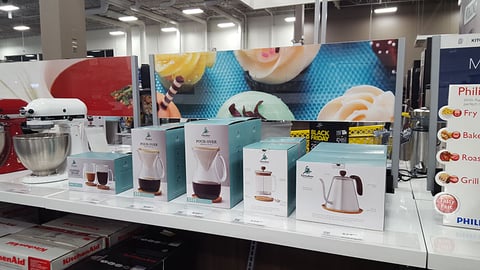 Insignia Caribou Coffee In-Line Merchandising