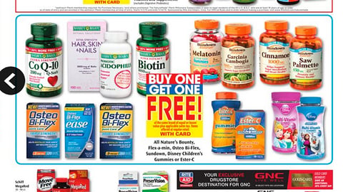 Rite Aid Nature Made 'Million Plenti Points' Feature