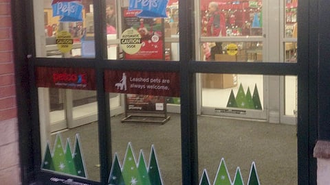 Petco 'Joy Love Pets' Door Clings