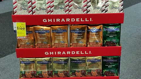 Ghirardelli Squares Holiday Floorstand