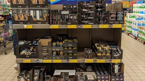 Aldi 'Make an #AllAldi Charcuterie Board' Endcap Display