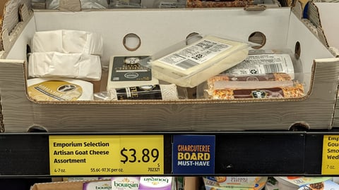 Aldi 'Charcuterie Must-Have' Shelf Tag