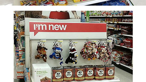 Target Milk-Bone 'Holiday Treats' Merchandising