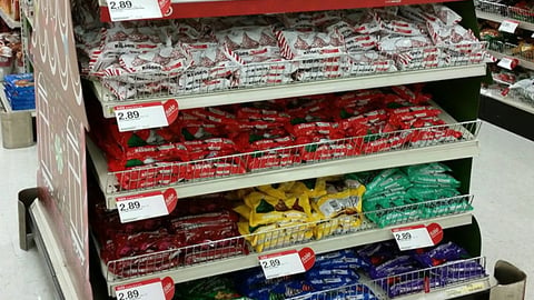 Target Kisses Holiday Rack