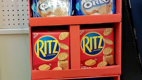 Mondelez Family Dollar Holiday Shipper