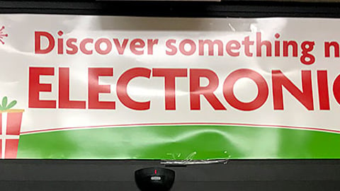 Family Dollar 'Discover Something New' Window Banner