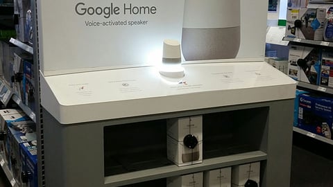 Best Buy Google Home Endcap