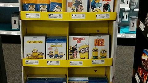 Best Buy 'Minion Mittens' Floorstand