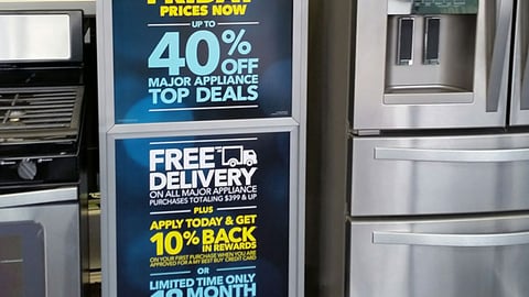 Best Buy 'Black Friday Prices Now' Stanchion