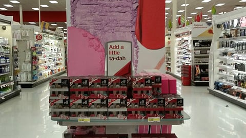 Target e.l.f. Gift Endcap