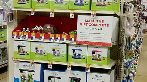 Top Fin 'Holiday Gift Ideas' Endcap