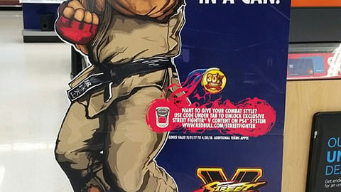 Red Bull 'Street Fighter' Walmart Displays