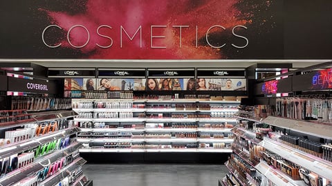 Beauty by H-E-B 'Cosmetics' Section
