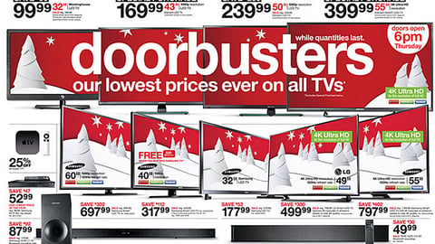 Target 'Doorbusters' Feature