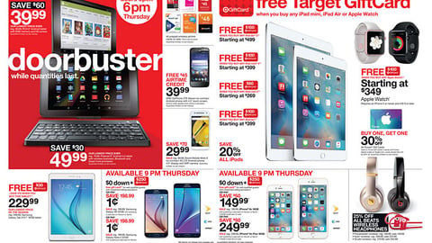 Target Holiday Incentive Features