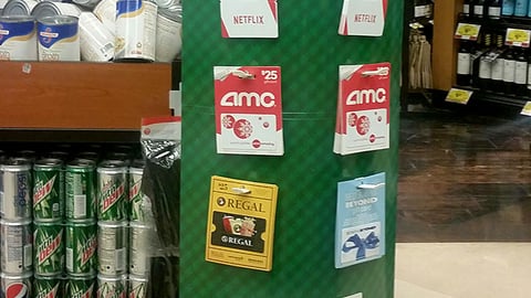 Ralphs 'Holiday Shopping' Standee