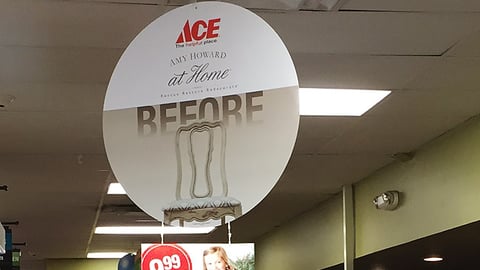 Ace Amy Howard at Home Ceiling Sign
