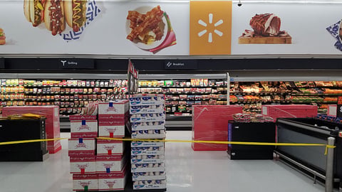 Walmart Black Friday Aisle 
