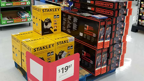 Walmart Stanley Black & Decker Black Friday Pallet
