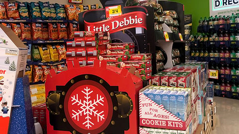 Little Debbie Holiday Train Display