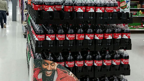 Walmart Coca-Cola 'One Warm Coat' Pallet