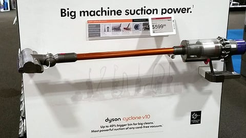 Dyson 'Big Machine Suction Power' Endcap