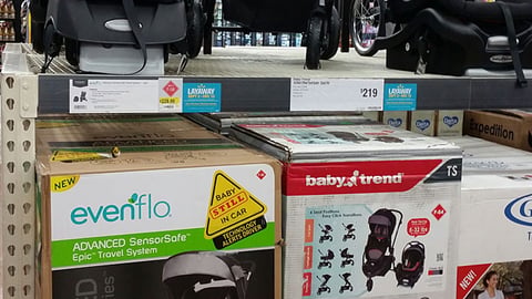 Walmart Stroller Merchandising