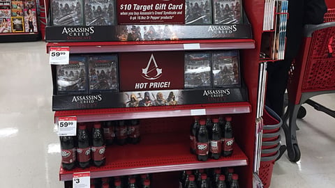 Target Dr Pepper 'Assassin's Creed' Endcap