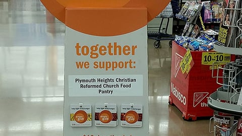 Meijer 'Simply Give' Standee