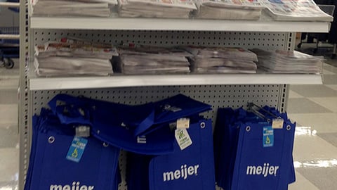 Meijer 'As Mighty as You' Endcap Header