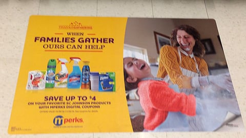 SC Johnson Meijer 'When Families Gather' Floor Cling