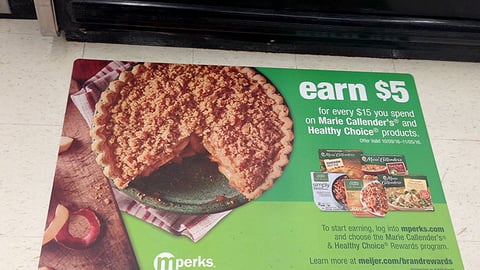 Conagra Brands Meijer 'mPerks' Floor Cling