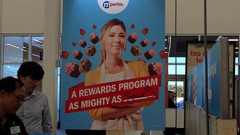 Meijer 'As Mighty as Sarah' Checkout Sign