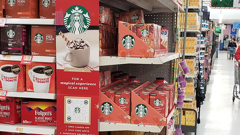 Starbucks Walmart 'Magical Experience' Side Panel