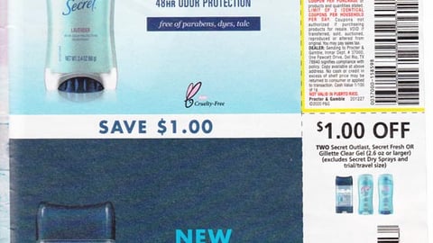 Gillette 'New 72HR' FSI