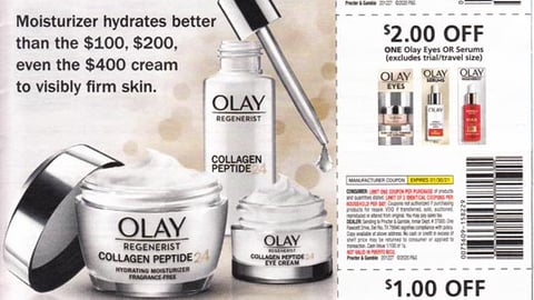Olay 'Moisturizer Hydrates Better' FSI