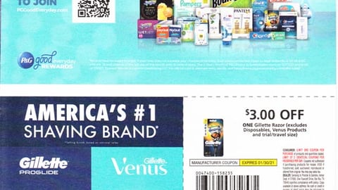 P&G 'Win A Year's Worth' FSI