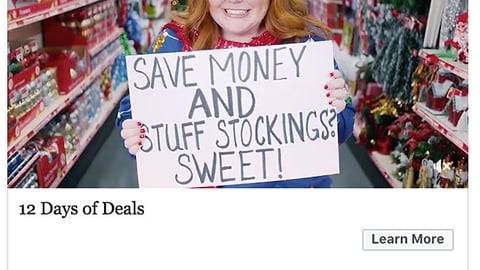 Family Dollar '12 Days of Deals' Facebook Update