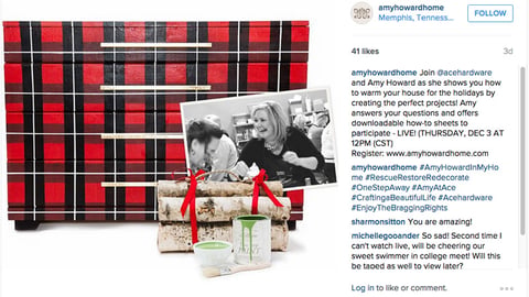 Ace Amy Howard Instagram Update