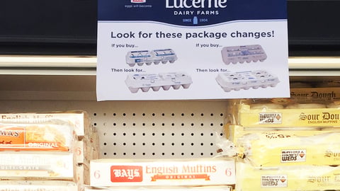 Jewel-Osco Lucerne Shelf Sign
