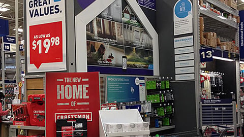 Lowe's Iris Display