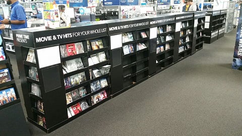 Best Buy 'Hits for Your Whole List' Floorstands